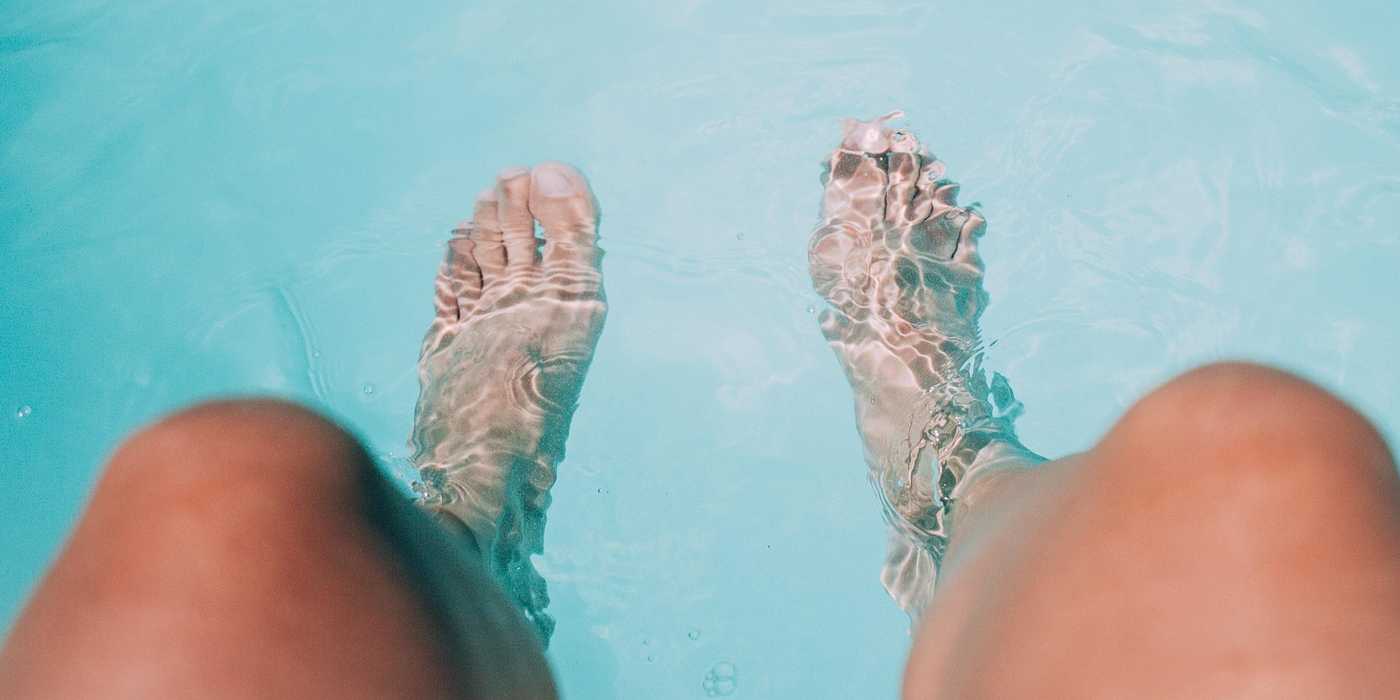 Hornhaut im Sommer